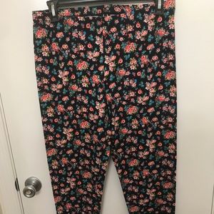Floral leggings